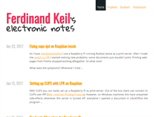 Tablet Screenshot of ferdinandkeil.com